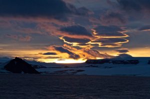 Beautiful light over the Weddell Sea