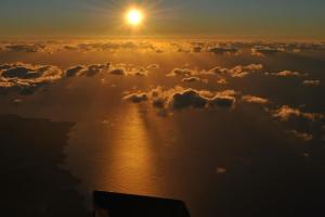 Kauai sunrise at 10,000 ft.
