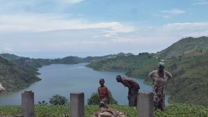 A family near Lake Kivu