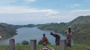 A family near Lake Kivu