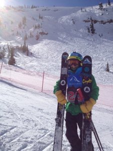 Louis 2014 IFSA Jr Freeride Camp Ski Line