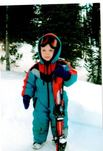 Louis first time on skis at 2 1_2 yrs old copy