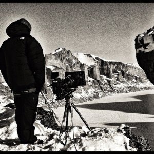 Filming on Baffin Island, Canada